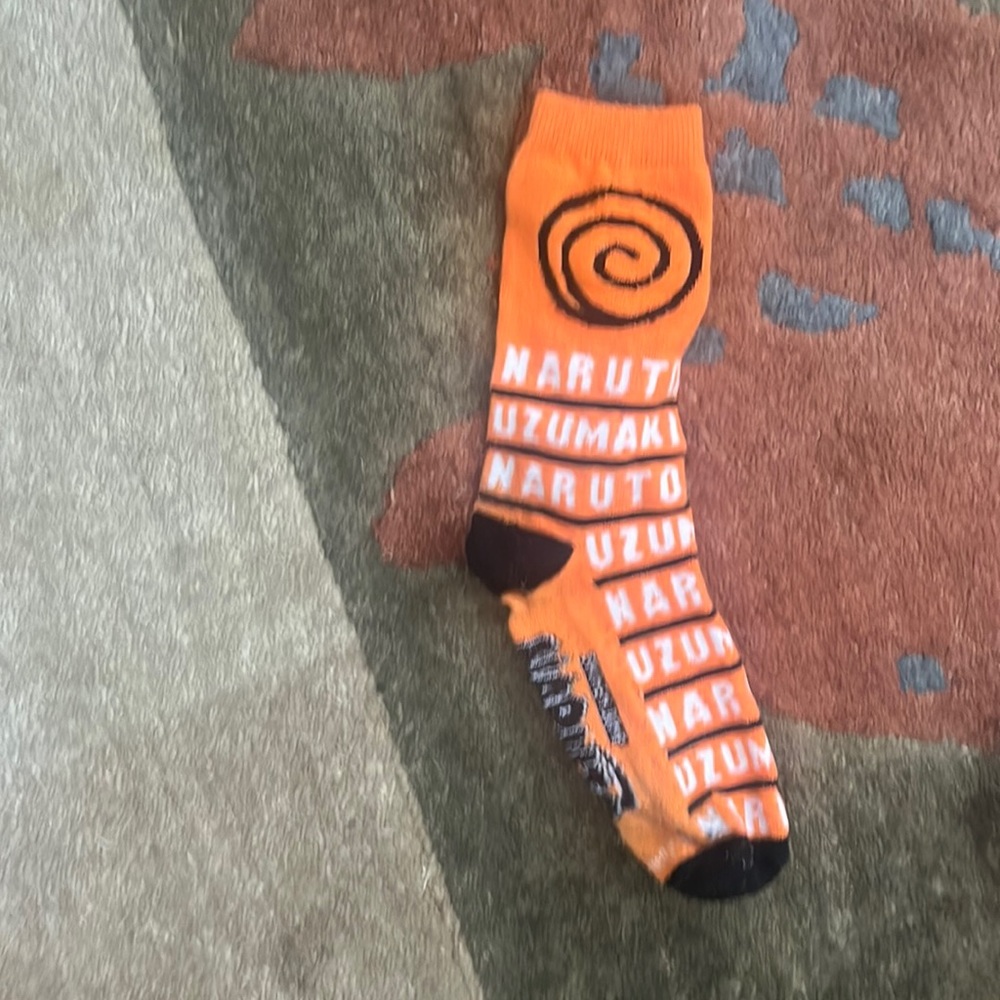 Orange Naruto Sock